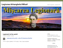 Tablet Screenshot of partid.miscarea-legionara.net